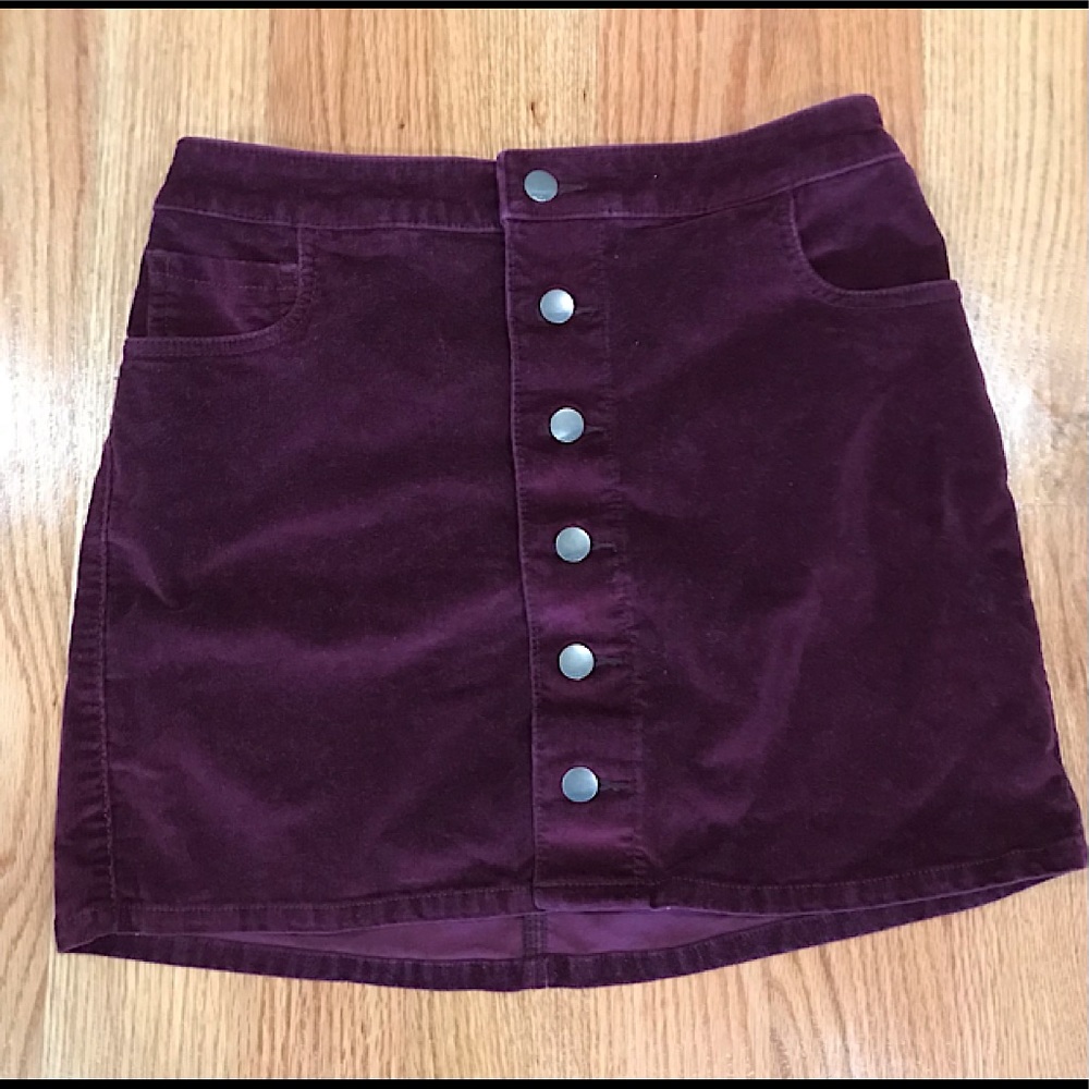 Express corduroy mini skirt. Never worn.